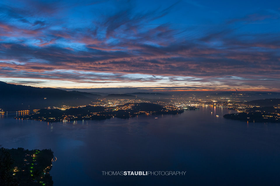 Abendstimmung über Luzern