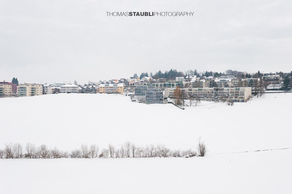 verschneites Menzingen