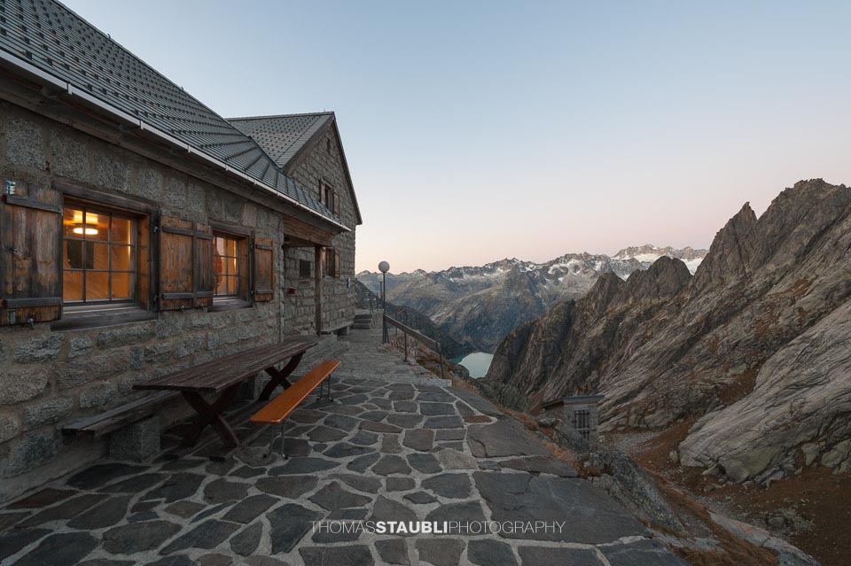 Morgenstimmung auf der Gelmerhütte