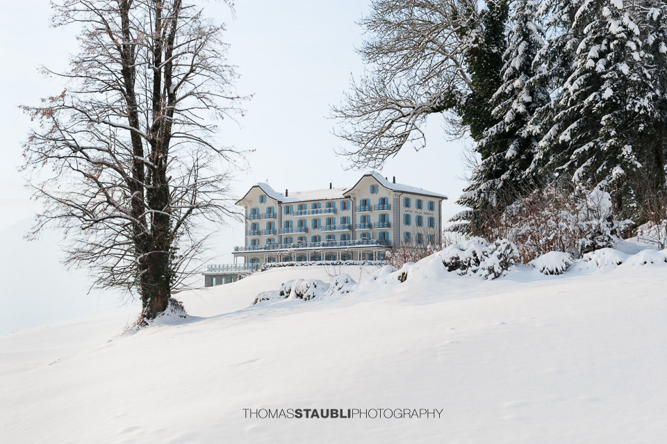 Hotel Villa Honegg im Winter