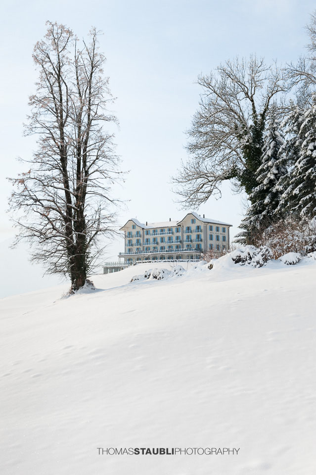 Hotel Villa Honegg im Winter