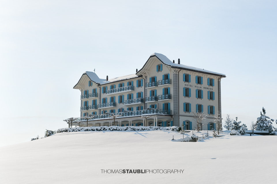 Hotel Villa Honegg im Winter
