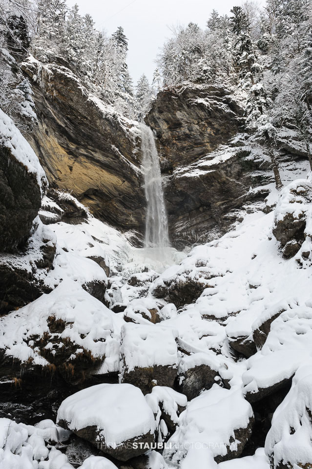 Berschnerfall im Winter