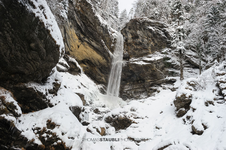 Berschnerfall im Winter
