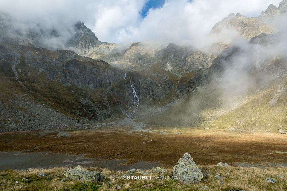 Wolken über der Seewenalp