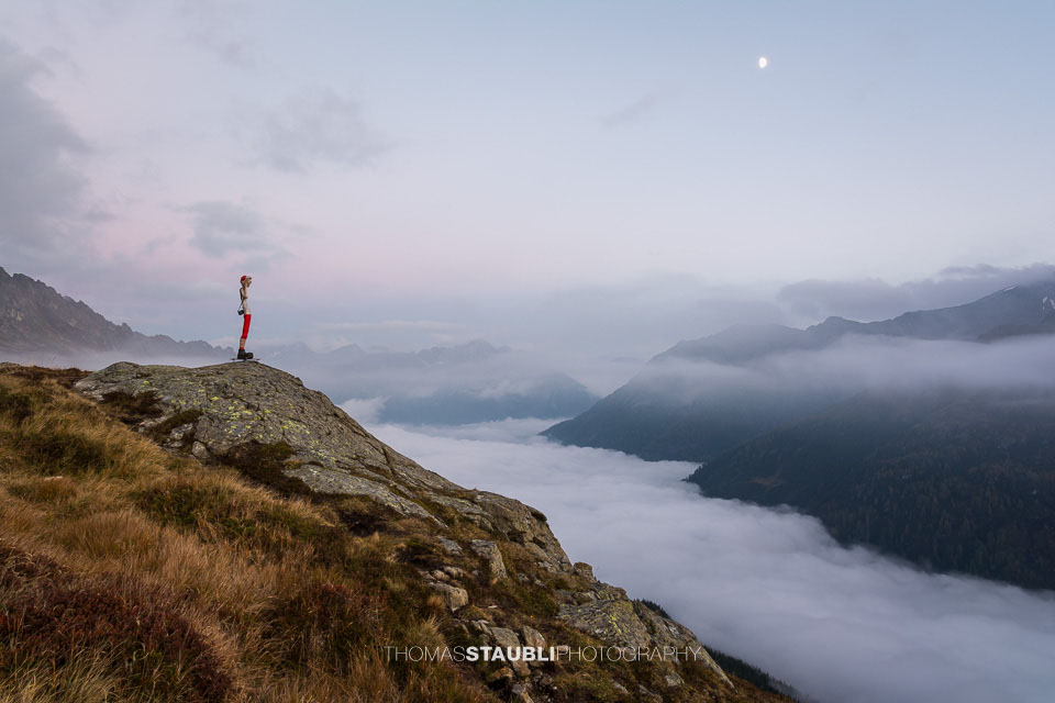Nebelmeer über dem Meiental