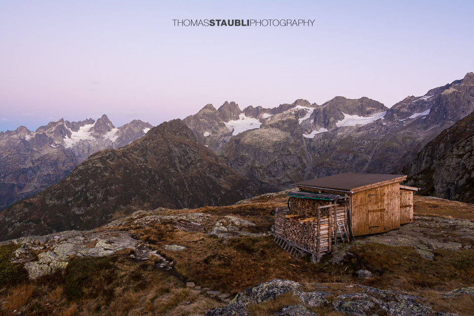 Morgenstimmung auf der Sewenhütte