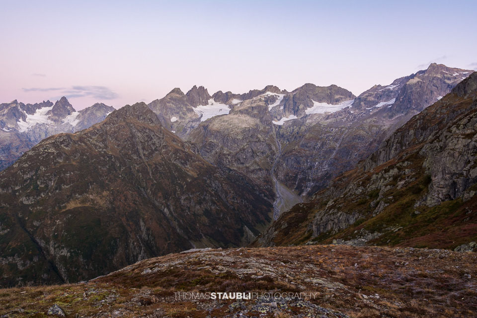 Blick zu den Fünffingerstöck, Wendenhorn u. a.