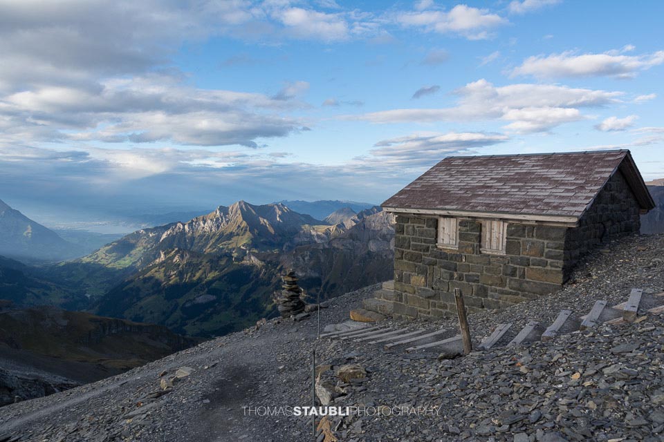 Blick von der Blüemlisalphütte