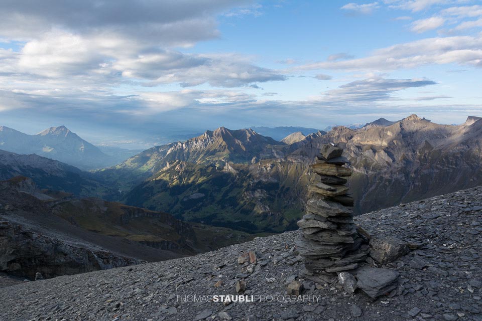 Blick von der Blüemlisalphütte