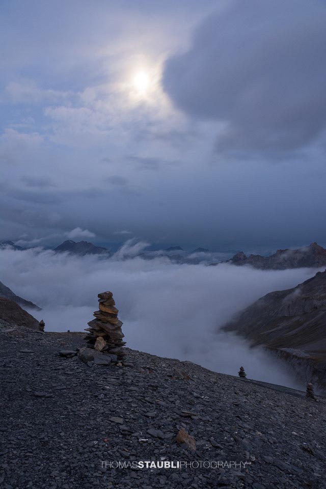 Morgenstimmung auf der Blüemlisalphütte