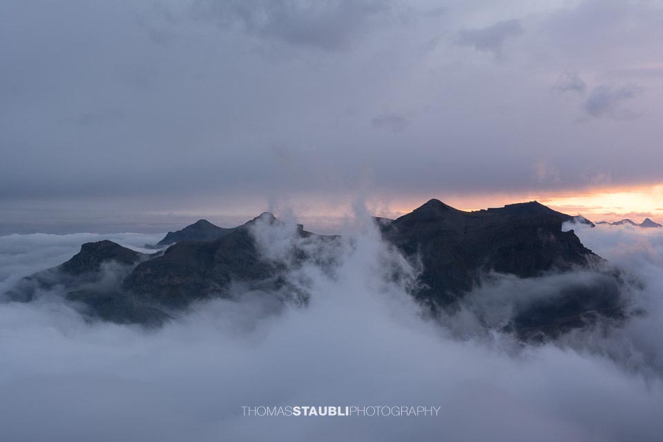 Morgenstimmung auf der Blüemlisalphütte