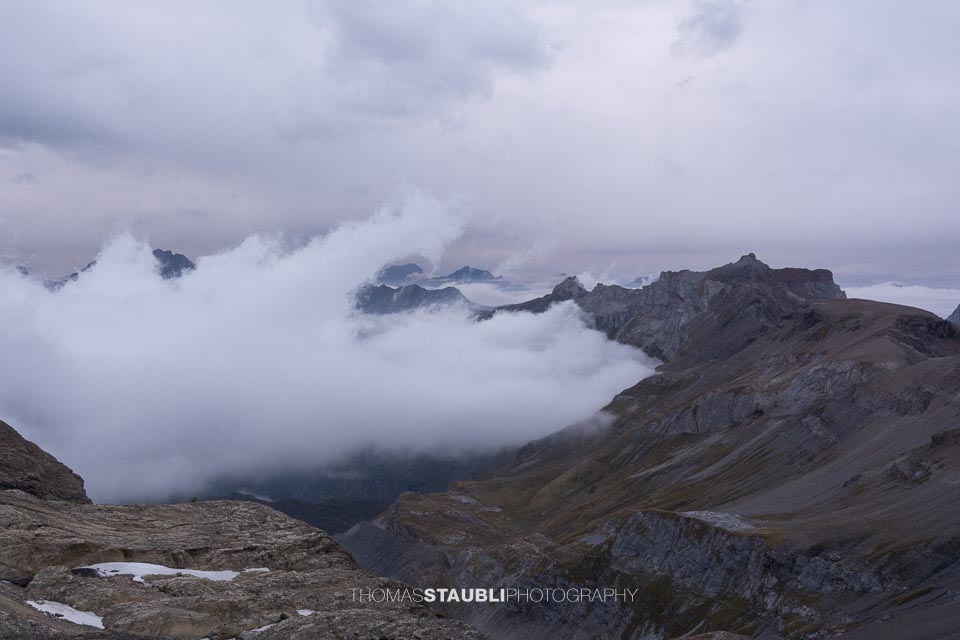 Morgenstimmung auf der Blüemlisalphütte