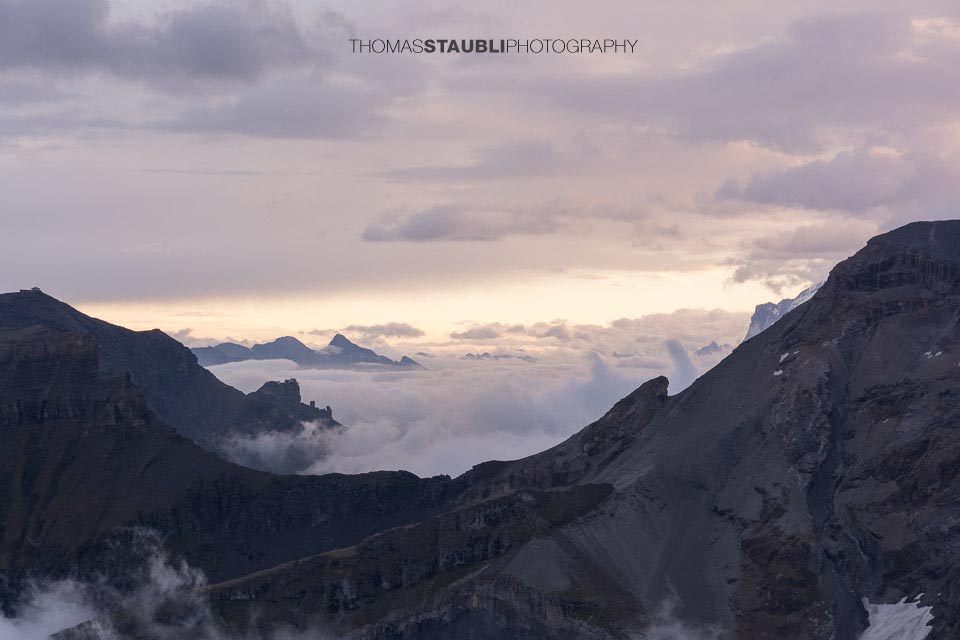 Morgenstimmung auf der Blüemlisalphütte