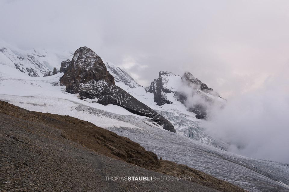 Morgenstimmung auf der Blüemlisalphütte