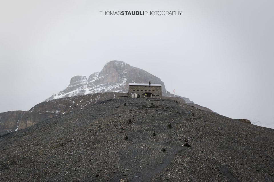 Blick zur Blüemlisalphütte