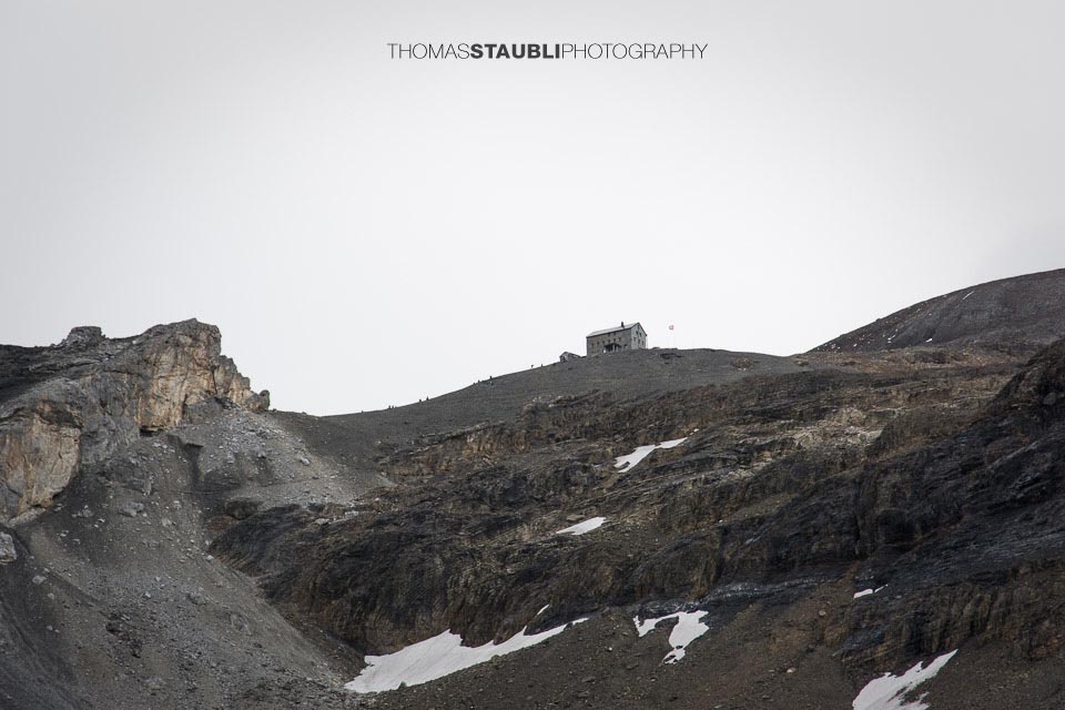 Blick zur Blüemlisalphütte