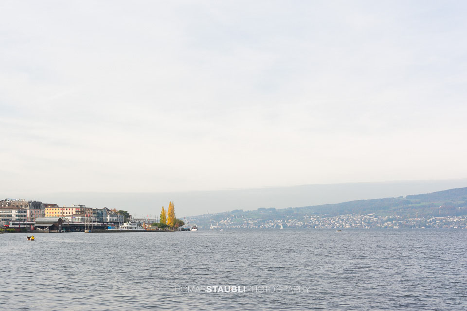 Herbststimmung am Hafen bei Wädenswil