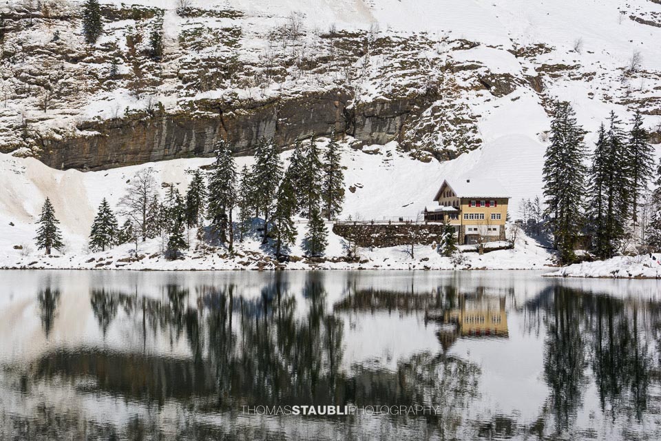 Winterruhe beim Restaurant Seealpsee