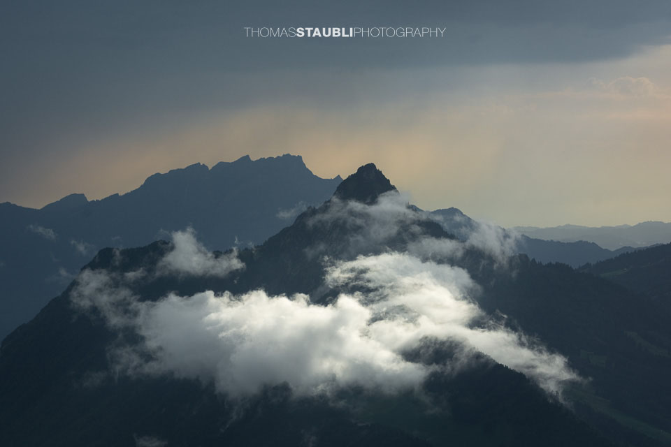 Gewitter über der Rigi Hochflue