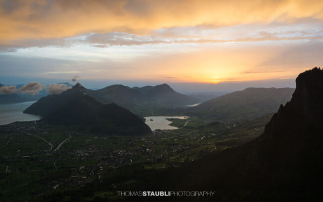 Stimmung nach einem Gewitter über der Zentralschweiz