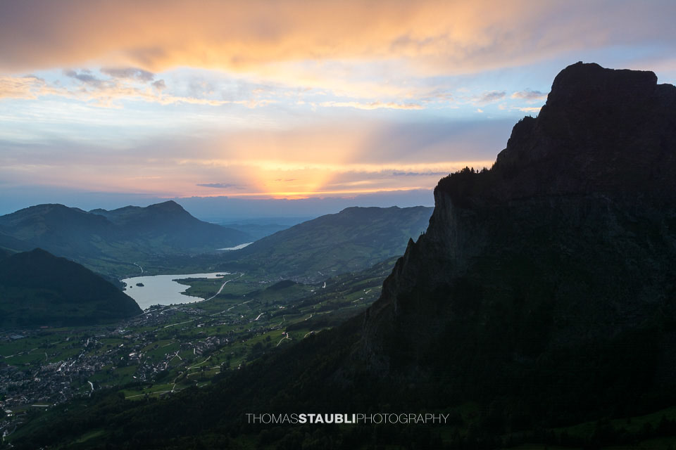 Stimmung nach einem Gewitter über der Zentralschweiz