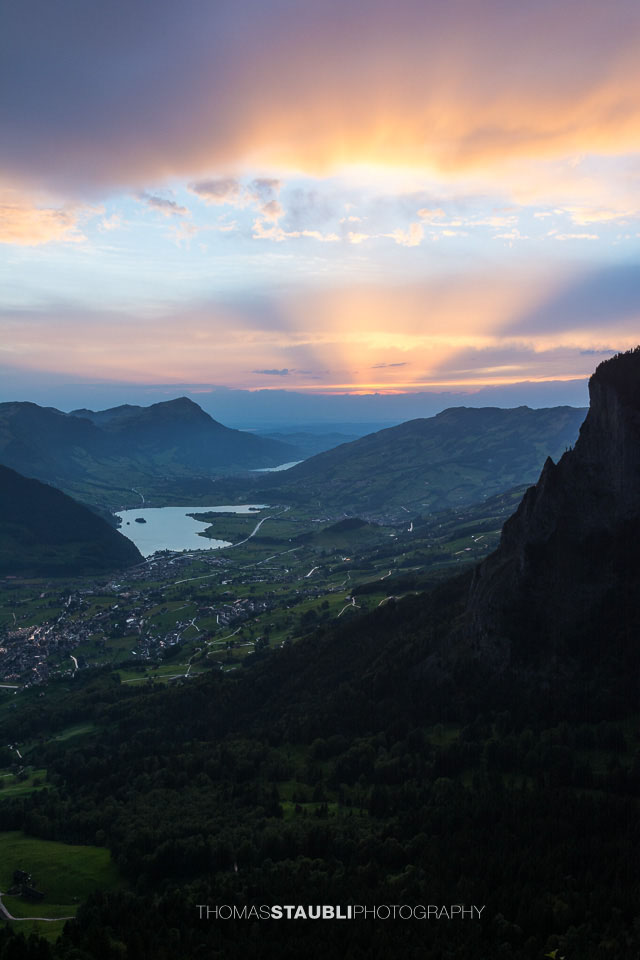Stimmung nach einem Gewitter über der Zentralschweiz