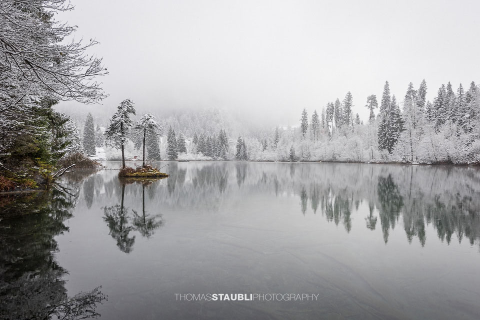 Winter am Crestasee