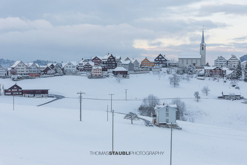 Schwellbrunn im Winterkleid