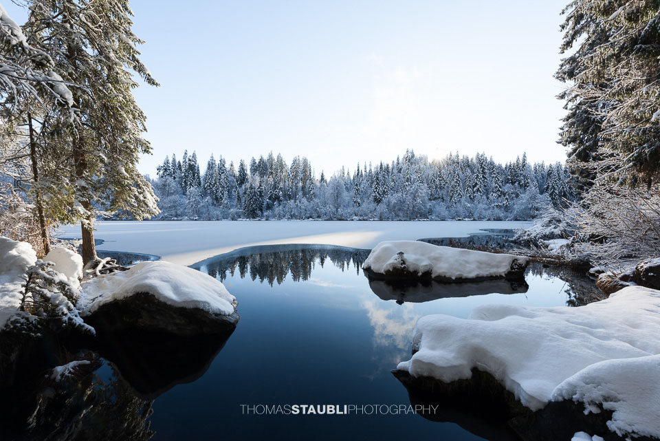 Winter am Crestasee