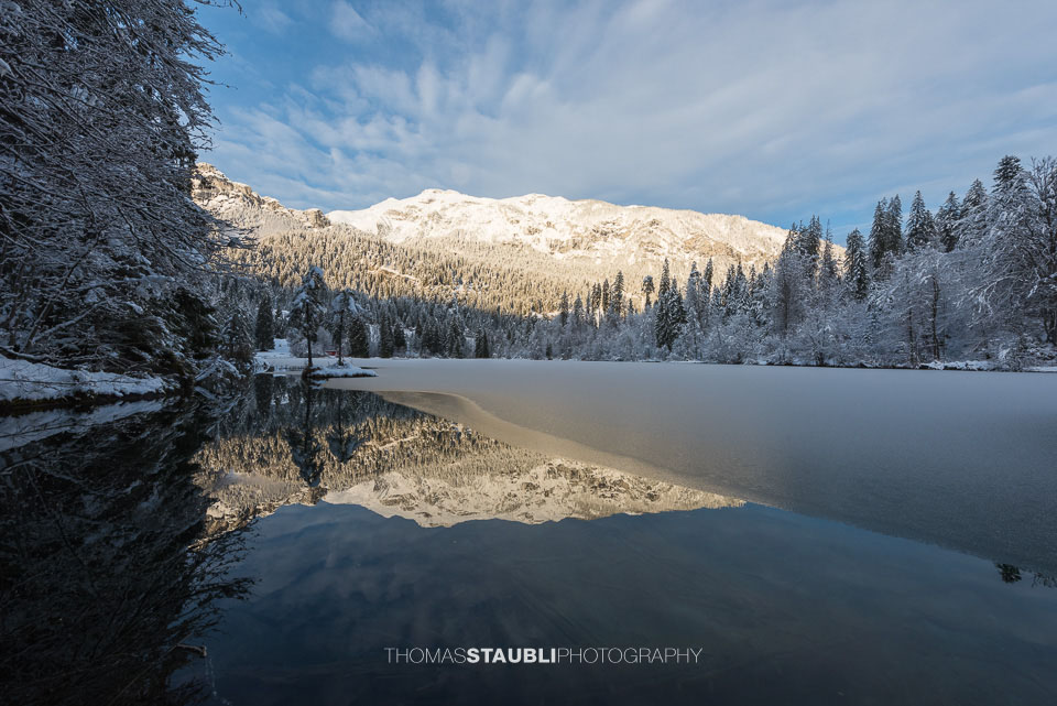 Winter am Crestasee