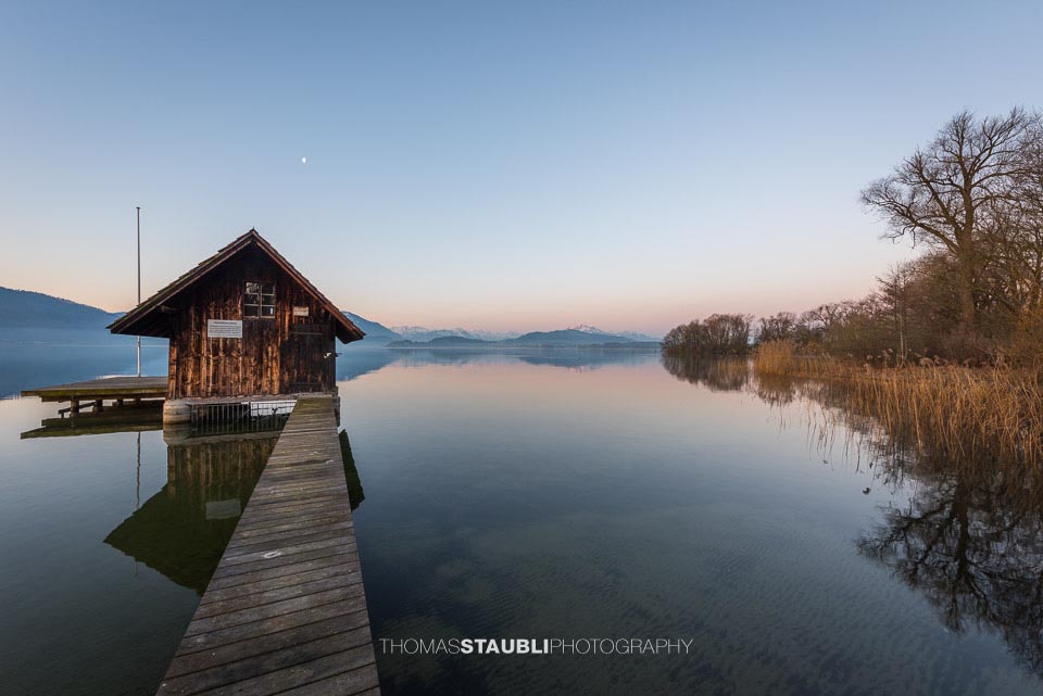 Bootssteg am Zugersee