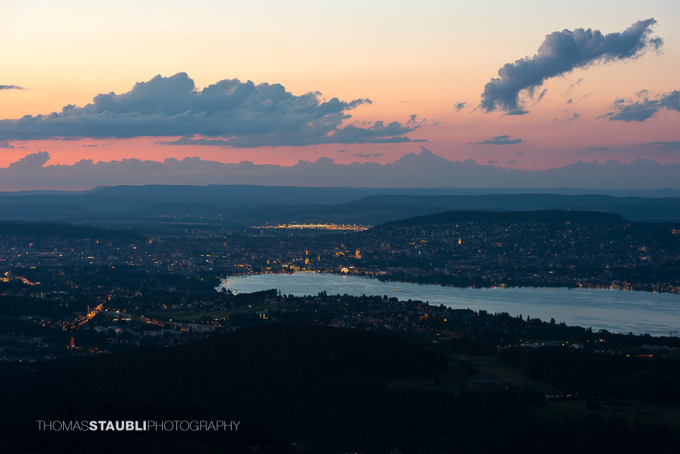 Blick vom Aussichtsturm Albis-Hochwacht