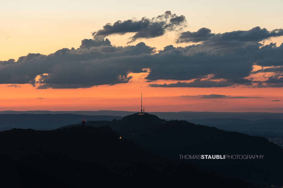 Blick vom Aussichtsturm Albis-Hochwacht