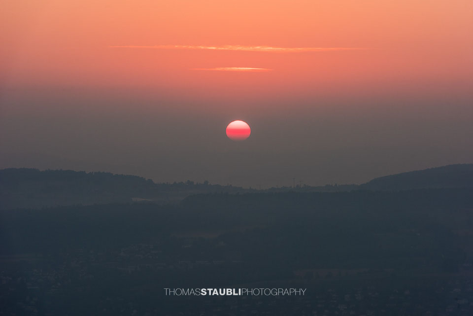 Blick vom Aussichtsturm Albis-Hochwacht