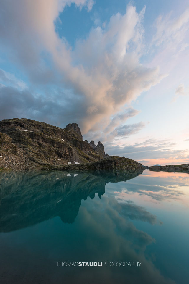 Abendstimmung über dem Schottensee