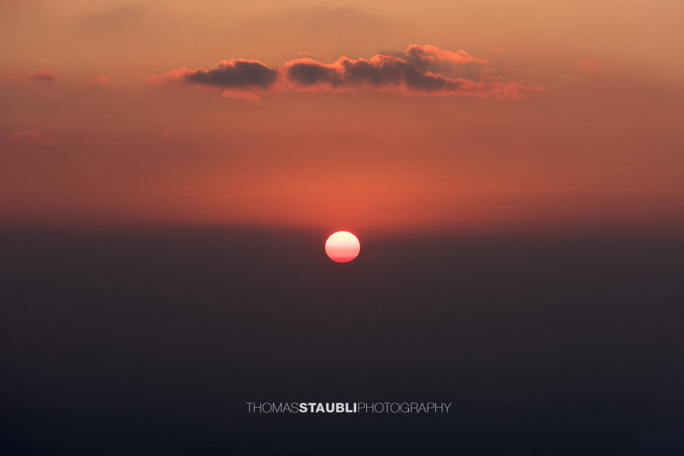 Sonnenuntergang auf dem Niederbauen Kulm
