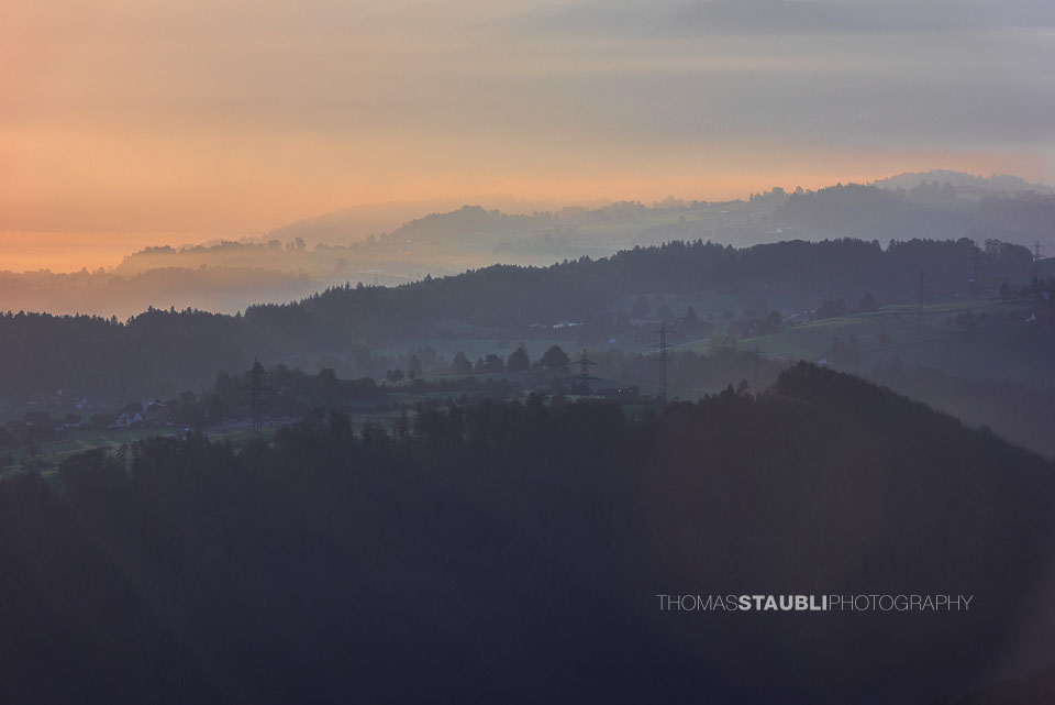 Blick vom Aussichtsturm Albis-Hochwacht