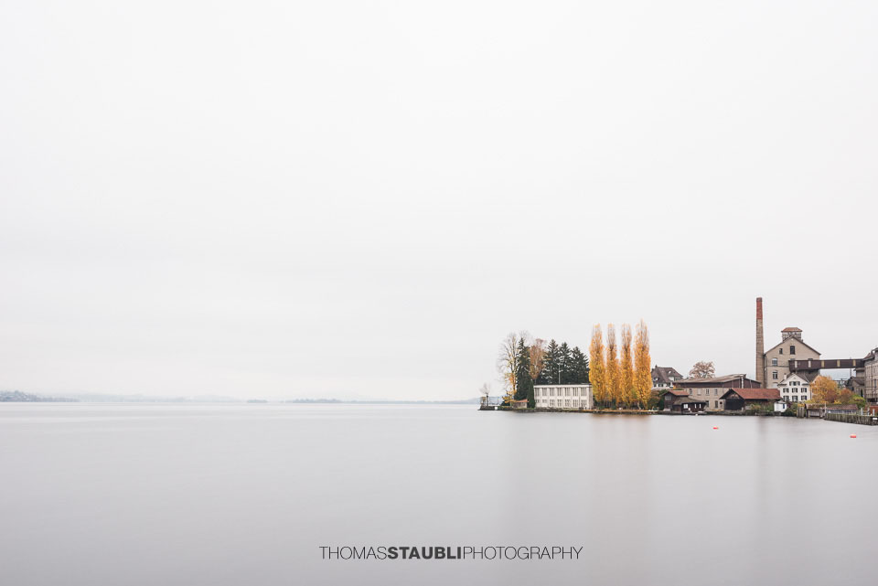Herbststimmung am Zürichsee bei Wädenswil