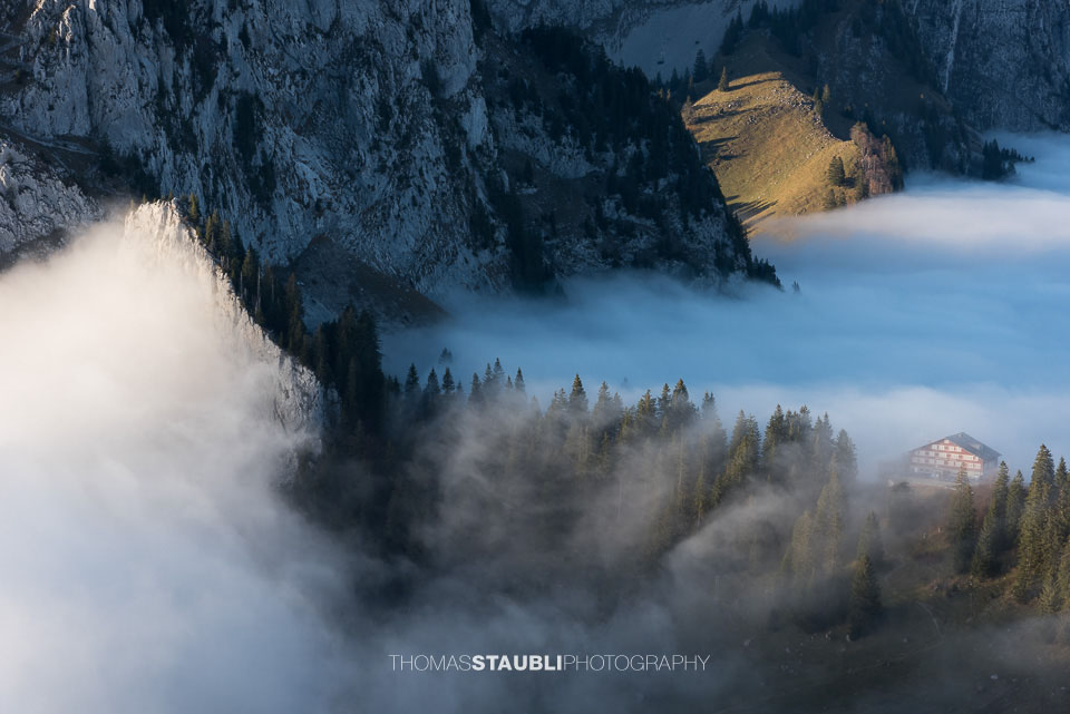 Nebelmeer über der Holzegg