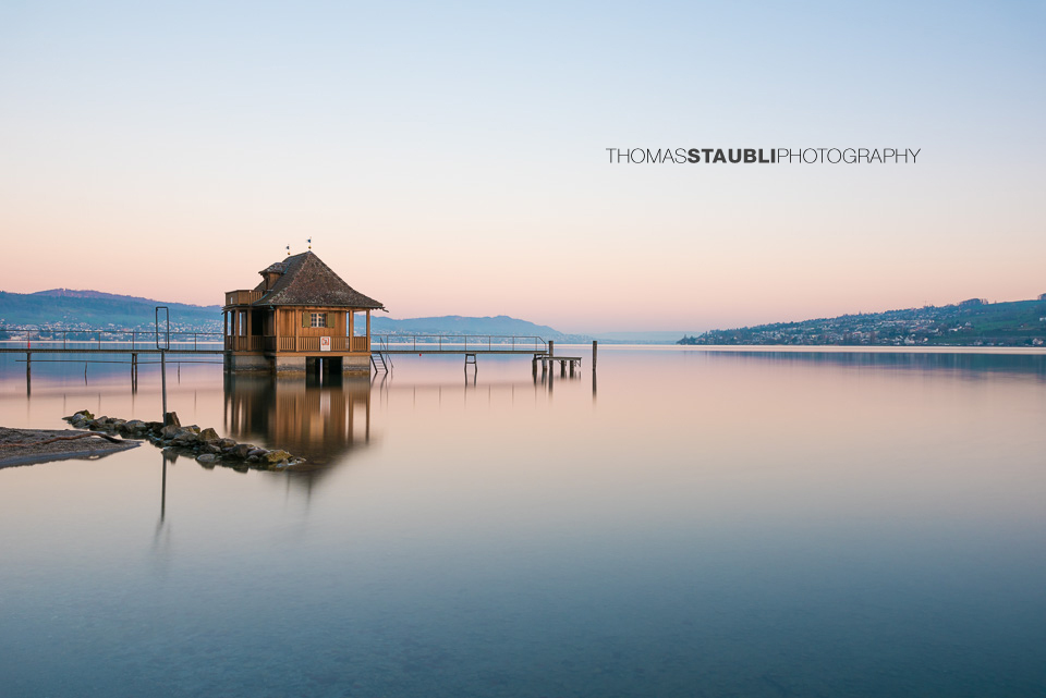 Bootshaus auf der Halbinsel Au