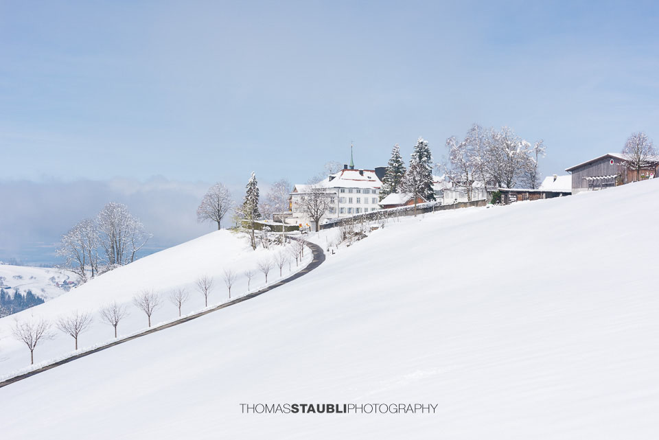 Kloster Maria Hilf Gubel im Winterkleid