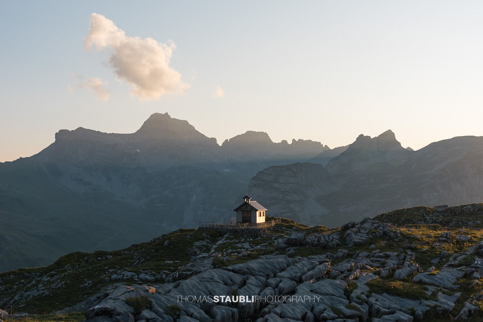 Sonnenuntergang über der Galttalp