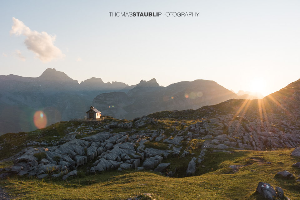 Sonnenuntergang über der Galttalp