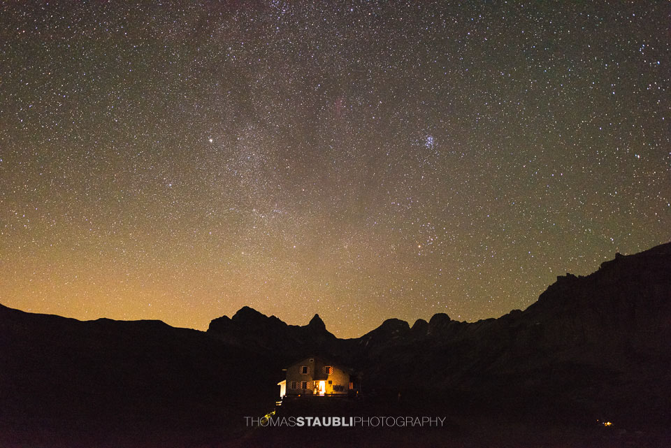 Sternenhimmel über der Glattalp