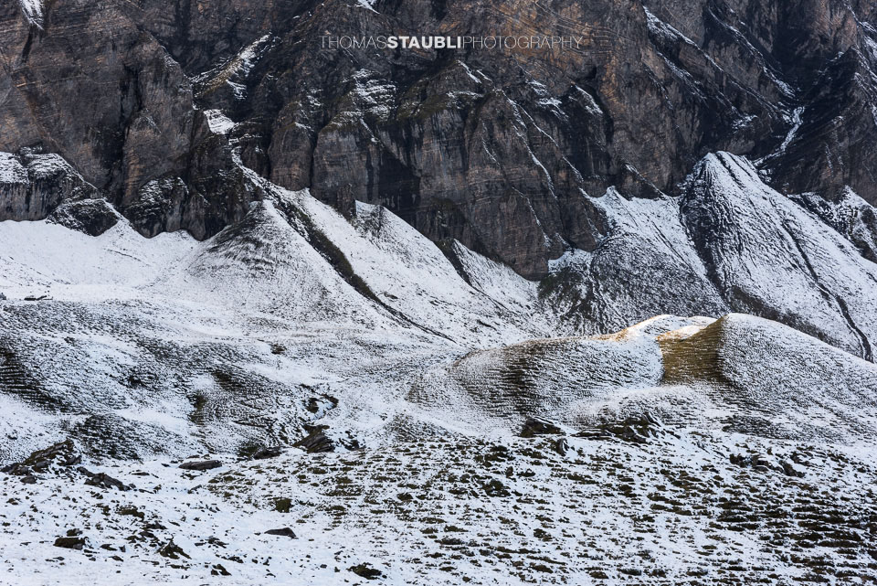 Erster Schnee auf der Melchsee