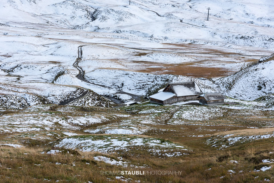 Erster Schnee auf der Melchsee