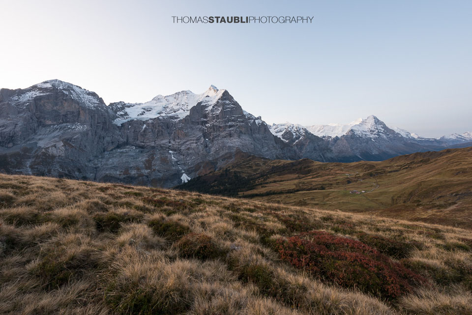 Wellhorn, Wetterhorn und Eiger