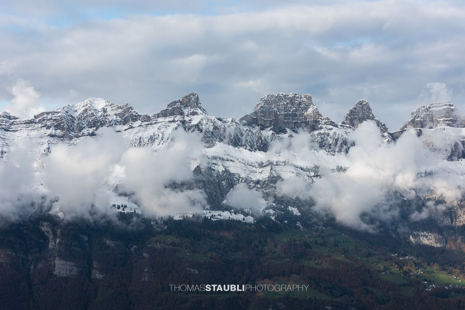 Blick zu den Churfirsten