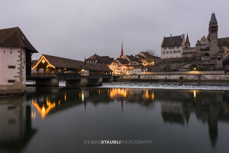 Weihnachtsbeleuchtung in Bremgarten